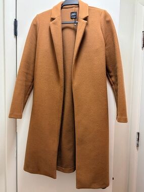 ZARA camel/tan long coat